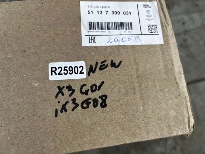 фото №11, Молдинг bmw x3 g01 bmw ix3 g08 17-24r. нова ліва накладка накладка скла