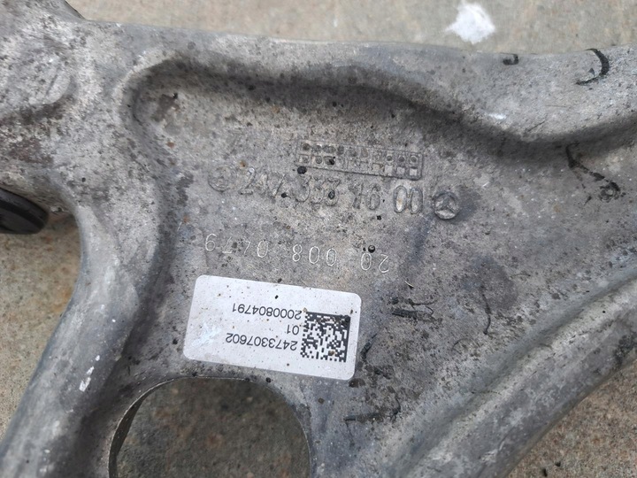 фото №8, Mercedes w247 поворотна опора права перед важіль комплект