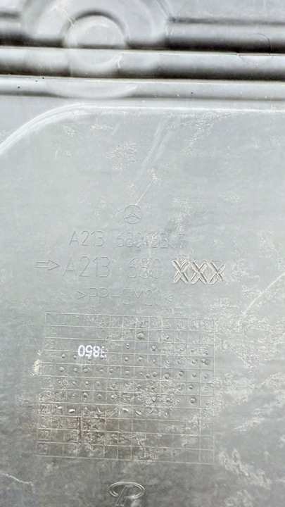 фото №7, Mercedes w213 плита защита шасси левая a2136806307 красивая