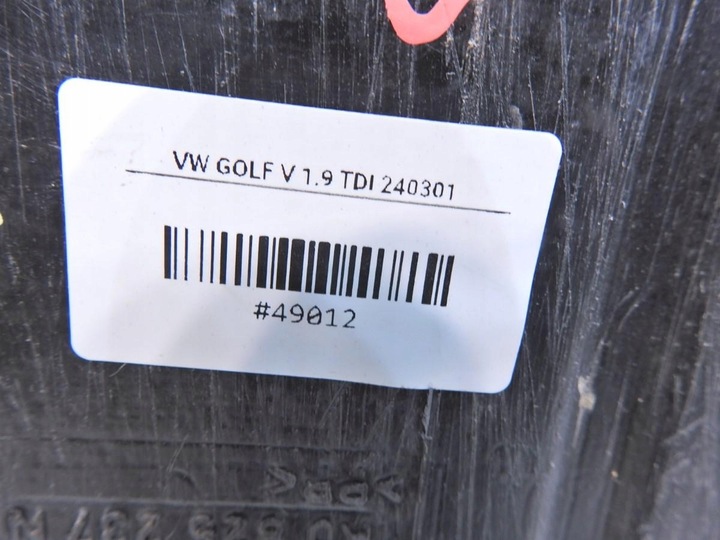 фото №6, Плита защита pod двигатель vw golf v 1.9 tdi 1k0825237n