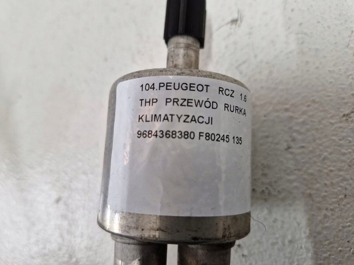 фото №11, Peugeot rcz 1.6 thp шланг трубка кондиціонера 9684368380 f80245