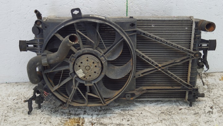 фото №12, Opel astra h комплект радіатор вентилятор 1.8