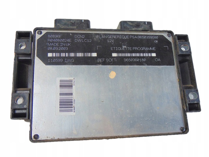 фото №1, Citroen c15 1.9d 2003r - комп'ютер r04080024e