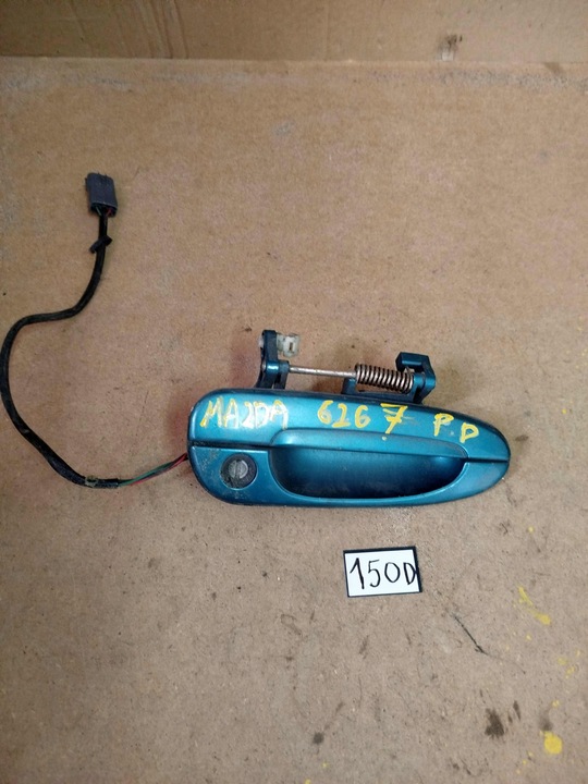 фото №1, Mazda 626 ручка дверь наружная перед правая штекер центрального замка