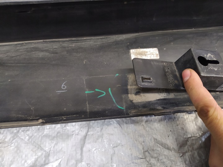 фото №10, Volvo v90 s90 16- порог правый планка пороговая правая