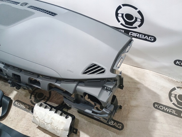 фото №6, Hyundai kona i серая подушка безопасности панель консоль подушка безопасности ремни оригинал