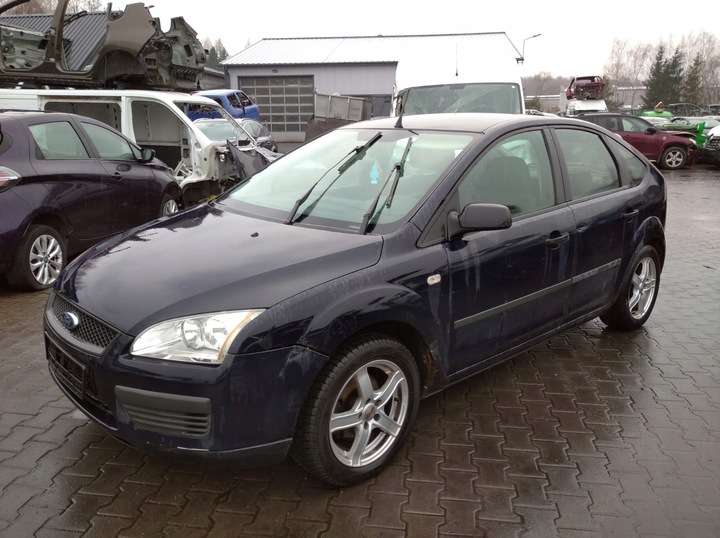 фото №13, Ford focus 2 ii mk2 hb 5d 04- крышка багажника зад задняя тёмно-синяя v3