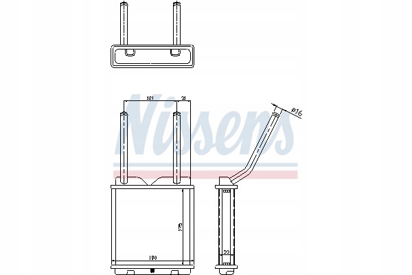 фото №10, Отопитель обогрева кабины nissens 726531 pl dystrybucja