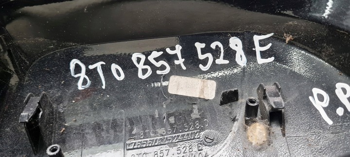 фото №7, Audi a4 s4 b8 8k корпус дзеркало зовнішнього двері передніх 8t0857528d