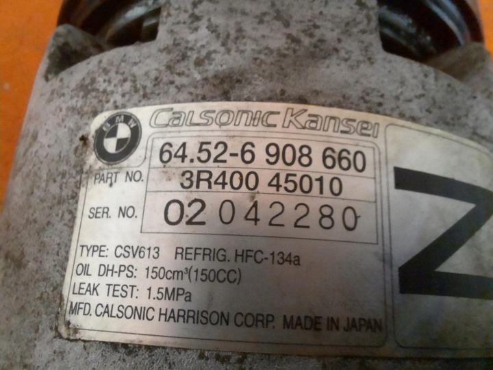 фото №6, Bmw 318 e46 01-06 316i mt 116km компресор кондиціонера 6452-6908660 n42b18a