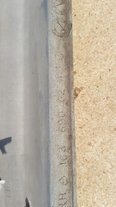 фото №9, Mercedes w163 планка порогова права 1636900240