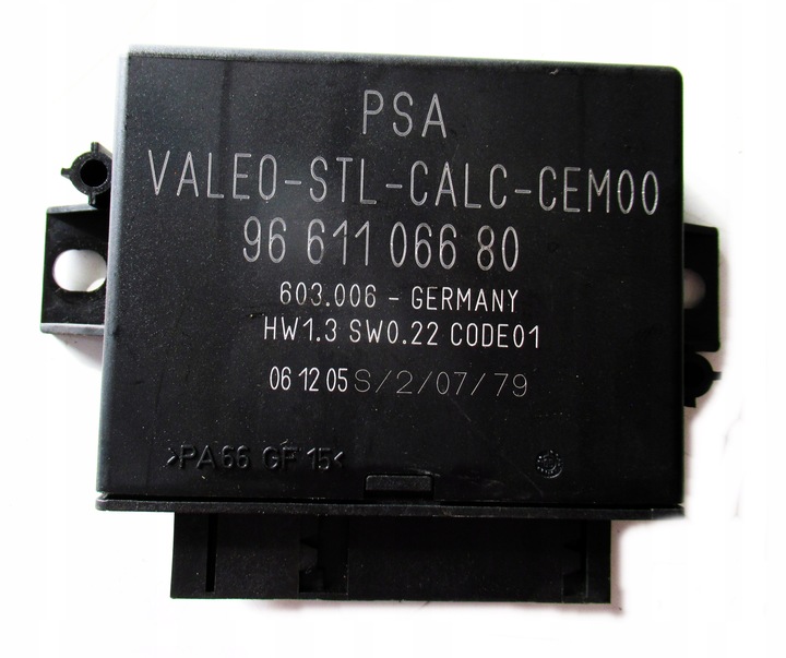 фото №1, Citroen c5 i рестайлінг модуль блок керування pdc 9661106680