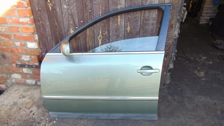 фото №1, Дверь левая левый перед передние vw passat b5 fl хром oliwkowe комплектные