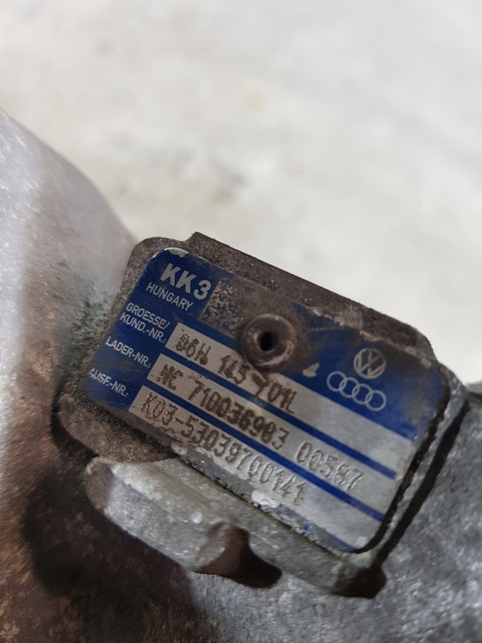 фото №11, Турбонагнітач turbo 06h145701l audi vw skoda 1.8 tfsi cdh