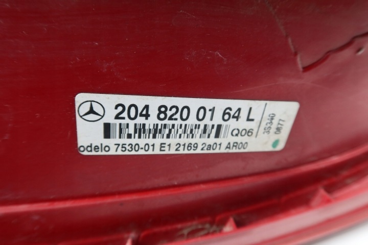 фото №11, Mercedes w204 фара зад задня ліва sedan c-klasa 2048200164