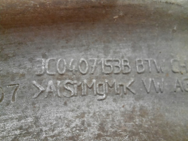 фото №5, Volkswagen passat b6 05-10 2,0fsi mt ричаг  перед праве 3c0407153b bvx