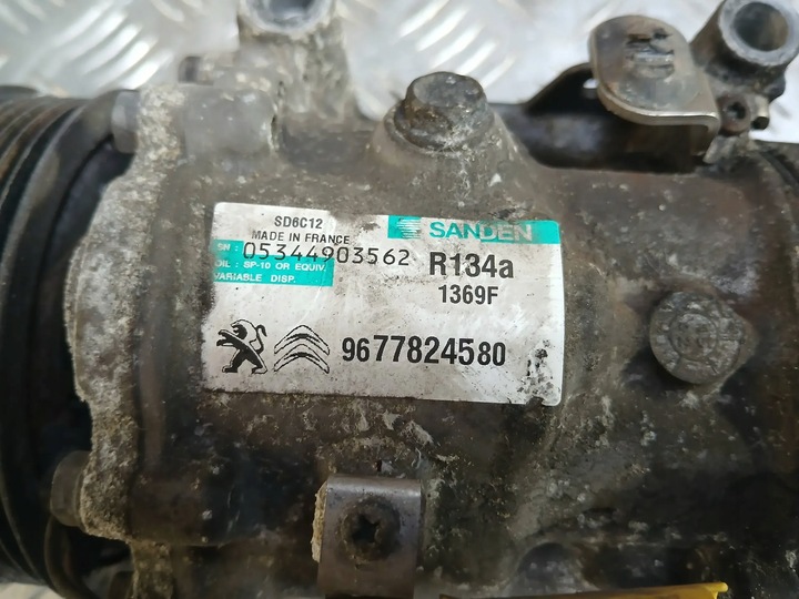 фото №6, Peugeot 508 i рестайлінг компресор кондиціонера компресор 9677824580 2015r