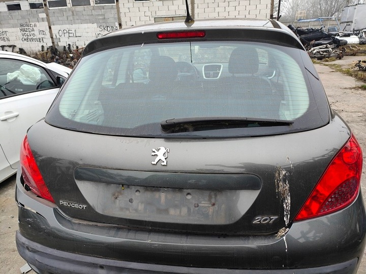 фото №1, Peugeot 207 09r 3d кришка багажника ezqc голий