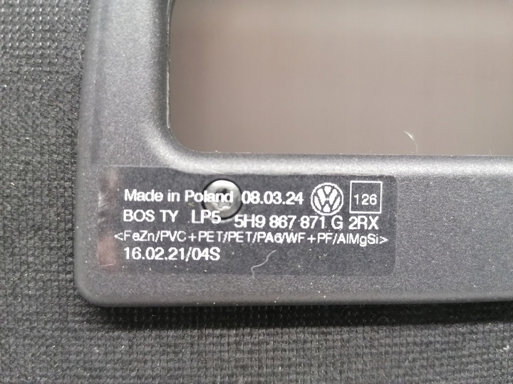 фото №9, Vw golf viii 8 ролета багажника універсал нова оригінал 2019-