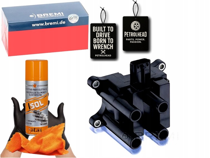 фото №1, Котушка запалювання mazda 6 1.8 2.0 2.3 02-07 bremi #petrolhead pro+ kit4