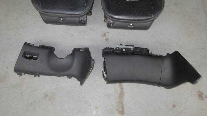 фото №12, Mercedes w211 сиденья сиденье обивка кожа чёрная универсал