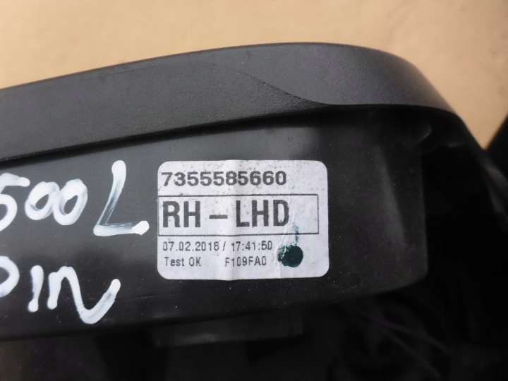 фото №9, Fiat 500l 500 l дзеркало праве 7-pin 7355585660 оригінал європа