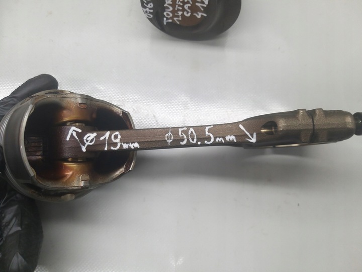 фото №12, Поршень шатун шатун 1.4 tsi cax touran golf passat altea leon 076182 03cd