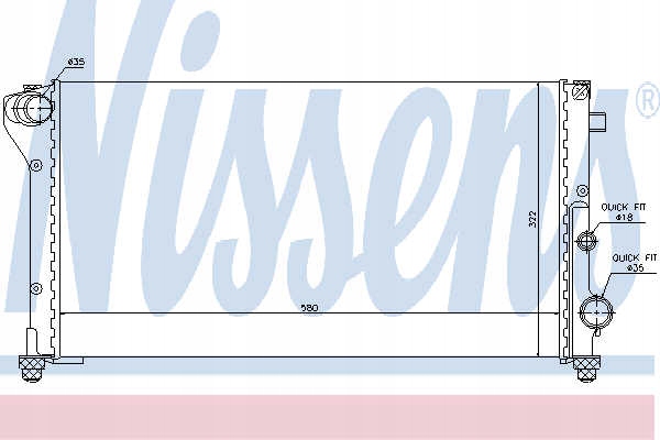 фото №14, Радиаторов воды nissens 617847