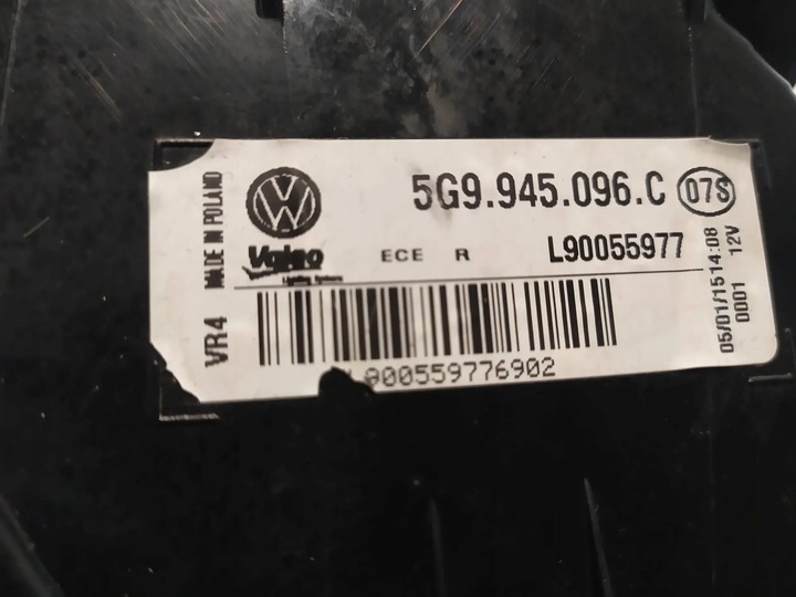 фото №9, Лампа лівий зад volkswagen golf vii 7