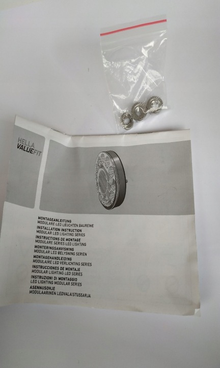 фото №9, Фара поворотник i postoju led, передня, кругла 10/30v p 2be357027061