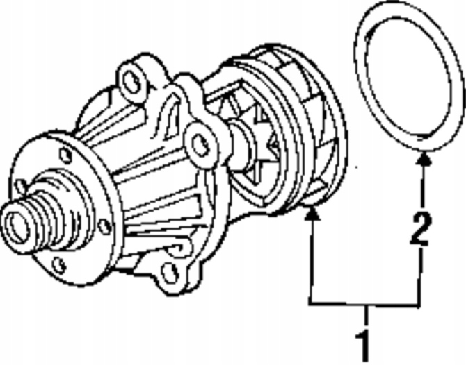 фото №11, Водяна помпа  двигуна bmw 3 e30 318 to 100 kw бензин 11510393338