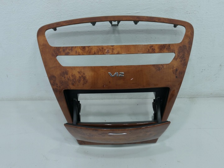 фото №4, Рамка консоли дерево радио mercedes cl w216