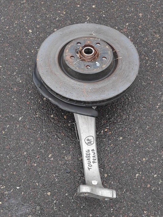 фото №7, Поворотный кулак ступица правая правый перед передняя volkswag touareg iii 4m0407242j