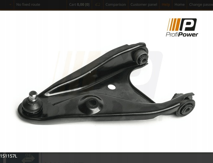 фото №2, Рычаг dacia logan 04- левый перед