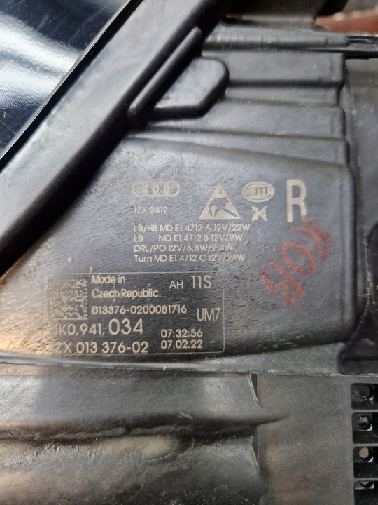 фото №10, Audi a6 c8 4k 2018- лампа перед правая полный led