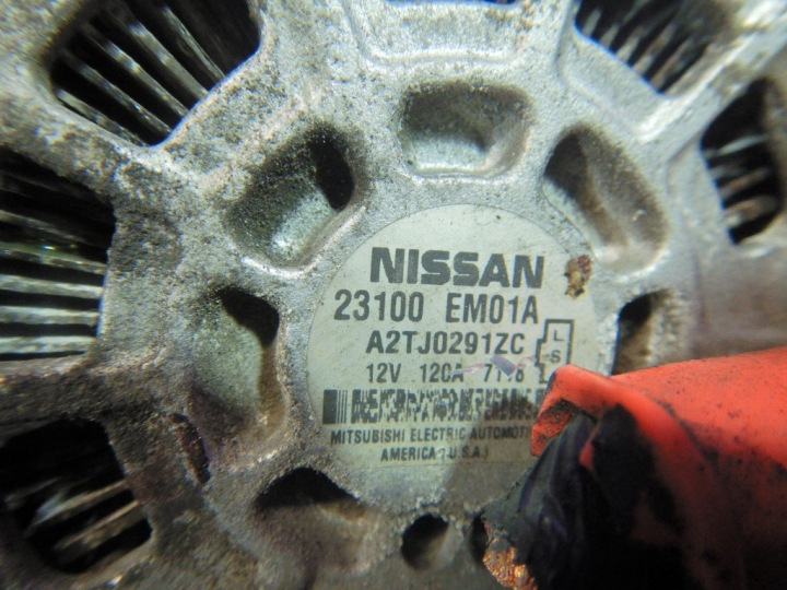 фото №6, Nissan tiida i 04-08 1,6 генератор 23100em01a a2tj0291zc