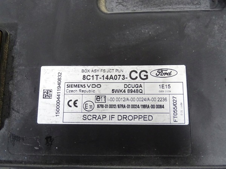 фото №15, Компьютер спидометр замок зажигания коробка ford transit mk7 2.2tdci 2.2 tdci 08-14
