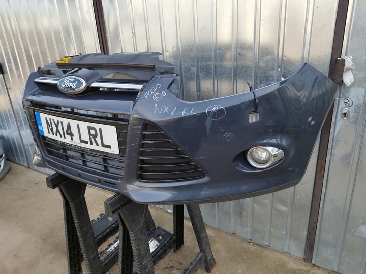 фото №7, Бампер перед ford focus mk3 iii цвет eb 2010-2014 омыватель ксенон 6x pdc