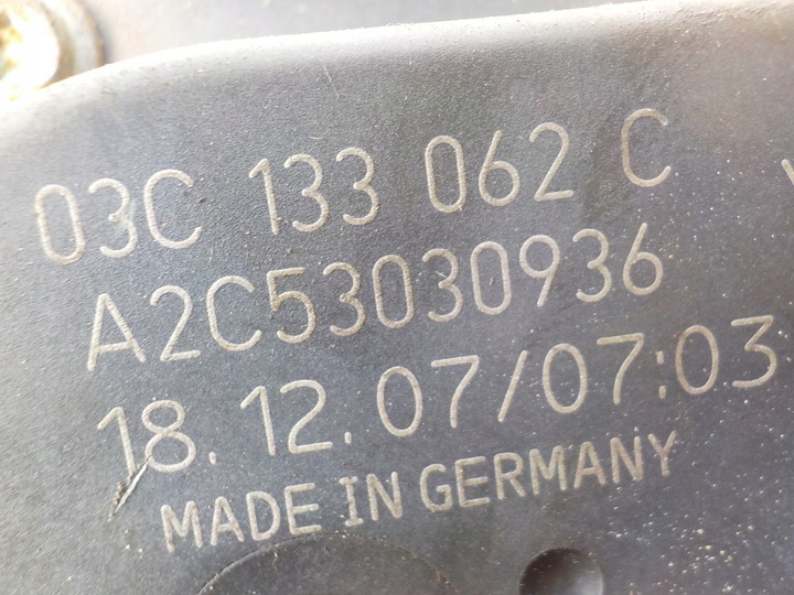 фото №8, Vw golf vfabia ii ibiza 6j 1.4 16v bxw bud дросельна заслінка 03c133062c