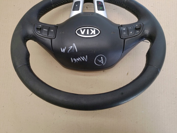 фото №9, Кермо + подушка безпеки багатофункціональний шкіряний kia sportage iii роки 2010-2015