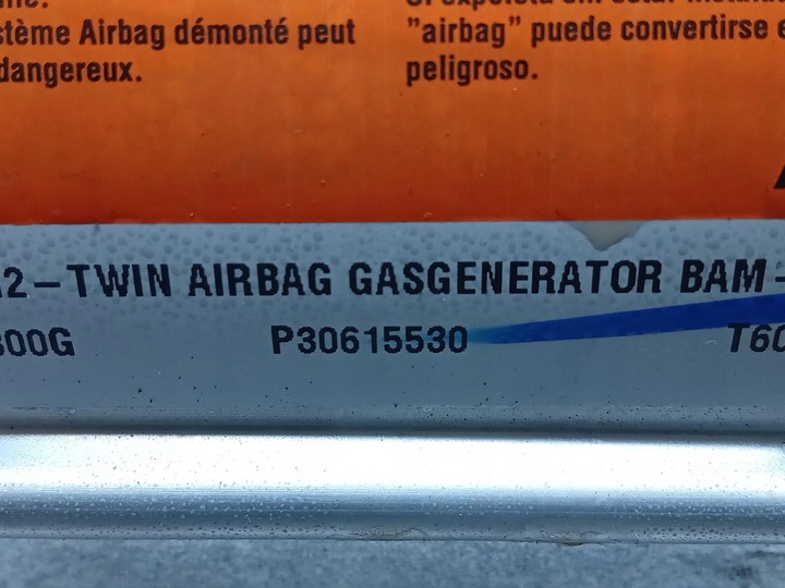 фото №6, Подушка air bag пассажира volvo v40