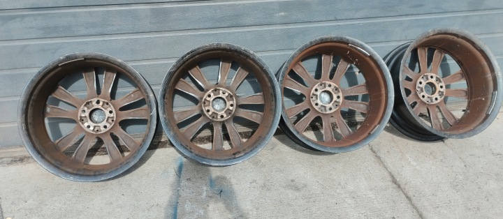 фото №16, 4x диск диски mercedes b klasa w246 a2464011602 7,5j r18 et52 5x112 комплект
