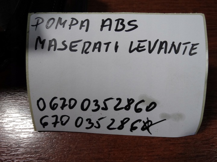 фото №6, Идеальная насос abs maserati levante 1