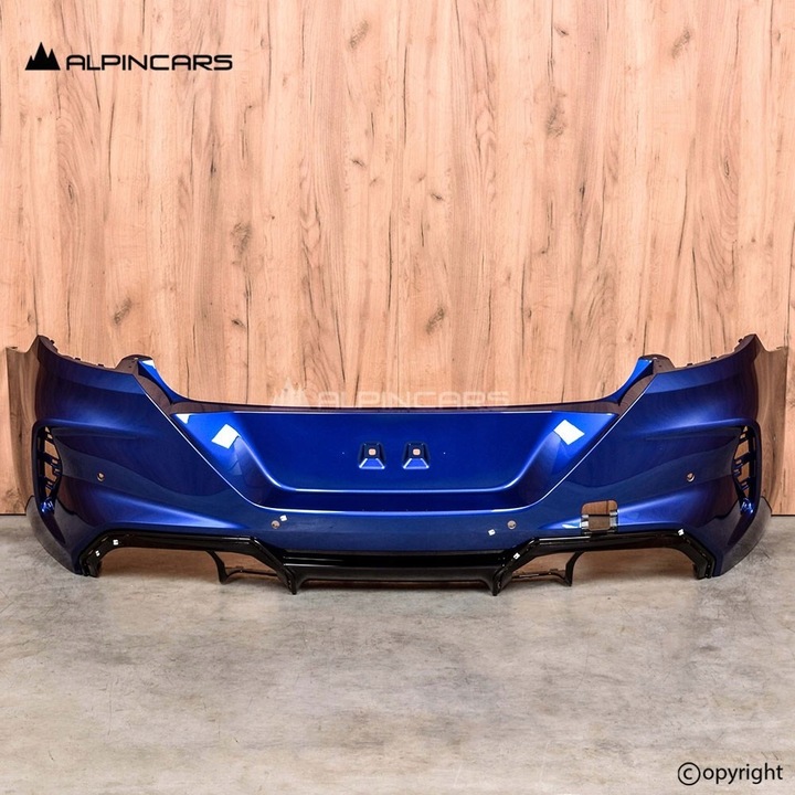 фото №7, Bmw 8 f91 f92 m8 бампер задній marina bay блакитний