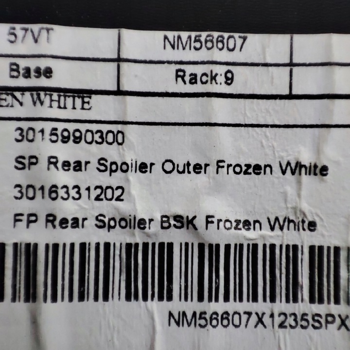 фото №11, Спойлер крышки зад ford ecosport рестайлинг st-line замороженный белый