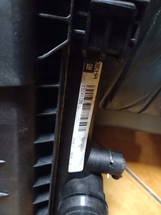 фото №5, Opel insignia a 1.8 вентилятор радиаторов воды кондиционера 13241726