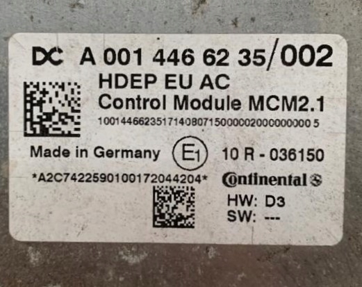 фото №9, Kpl блок управления двигателя замок зажигания mercedes actros mp4