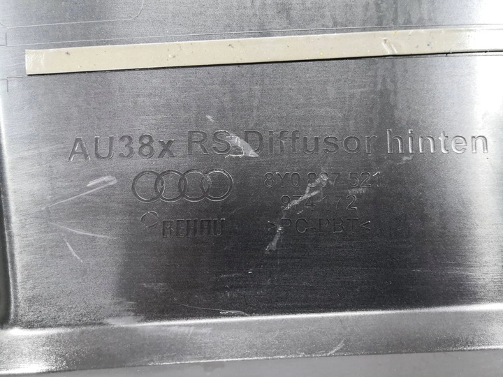 фото №12, Спойлер дифузор накладка audi rs3 8y 8y0 20- зад