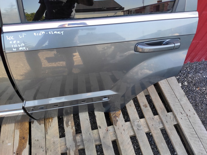 фото №11, Jeep grand cherokee wk дверь левый зад тёмный серый bdb оригинал