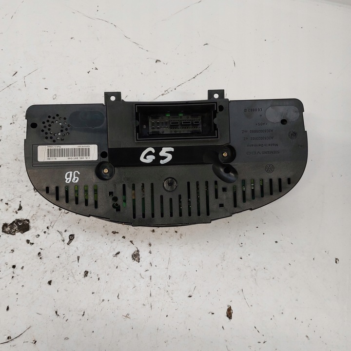 фото №13, Volkswagen vw golf 5 v 1,6fsi спідометр  прилади siemens 1k0920861l